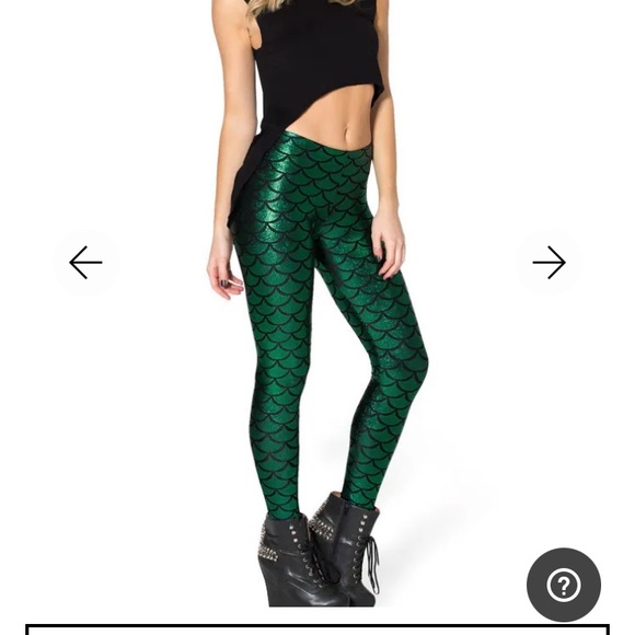 BlackMilk Mermaid MERMEMERALD LEGGINGS - Picture 8 of 9